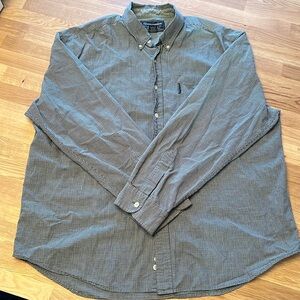 VINTAGE 1990s Abercrombie & Fitch men’s button up shirt Sz XL​